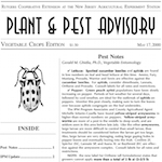 Screen shot of Plant & Pest Advisory newsletter.