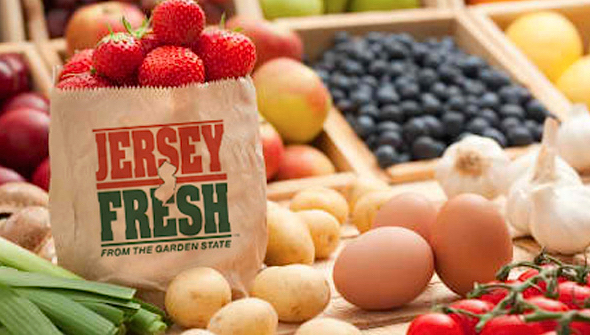 Jersey Fresh fruits and vegetables.